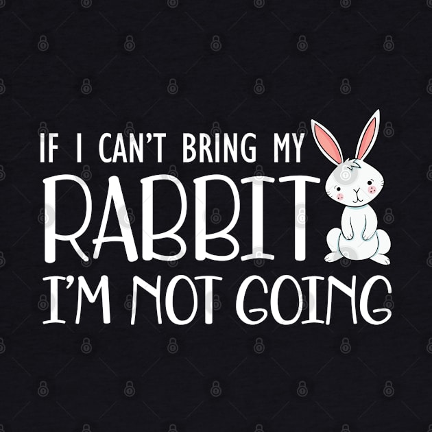 Rabbit - I can't bring my rabbit I'm not going by KC Happy Shop